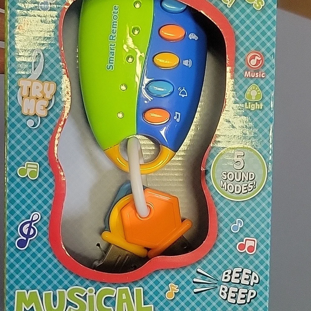 NWT Musical Keychain Toy - Green, Blue, Orange - Picture 3 of 6
